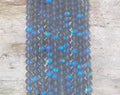 Matte Mermaid Glass Beads aka Mystic Aura Quartz, Round 6mm 8mm