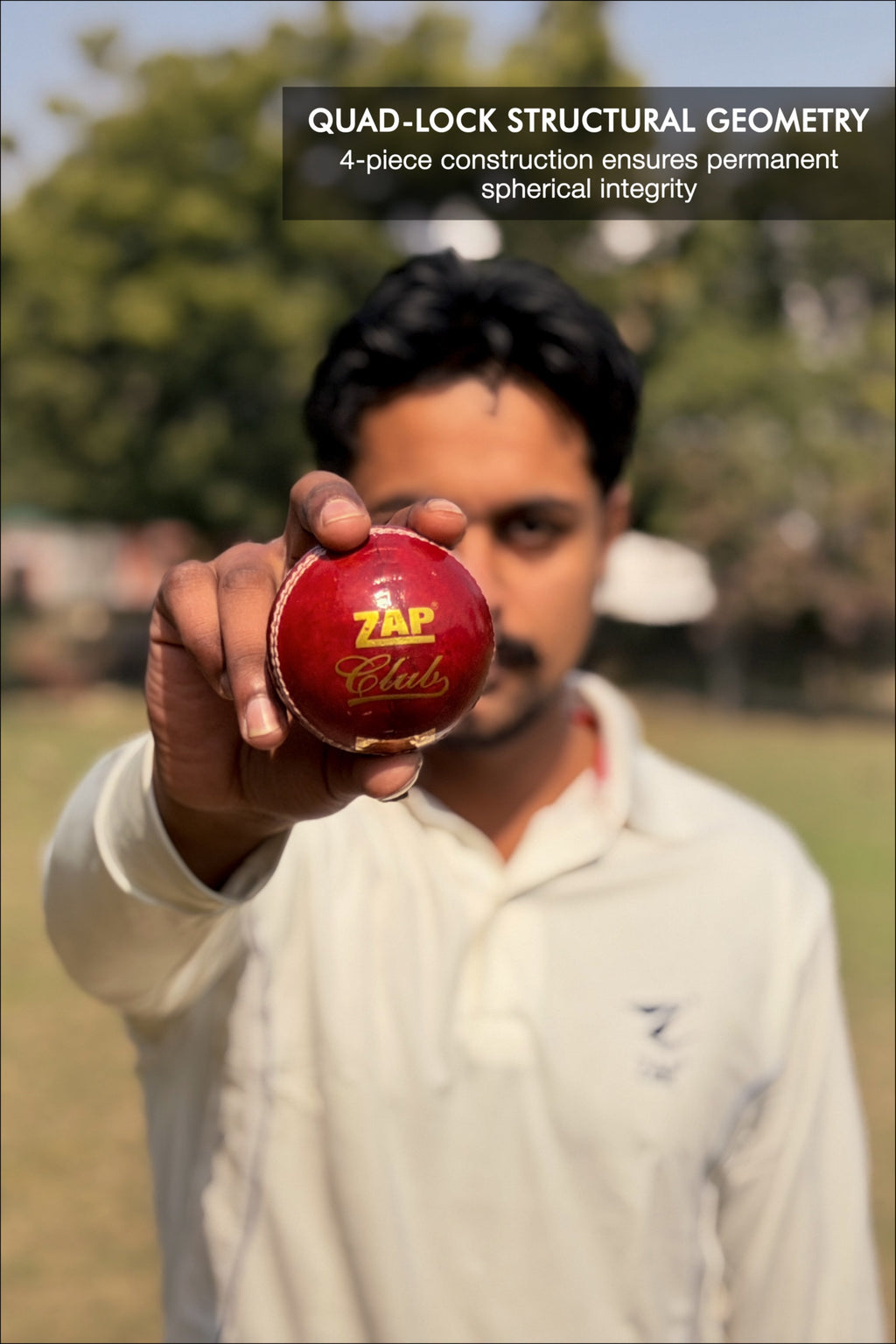 ZAP Club Cricket Leather Ball