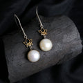 Lotus Pearl Earrings