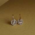 Solitaire Hook Earrings