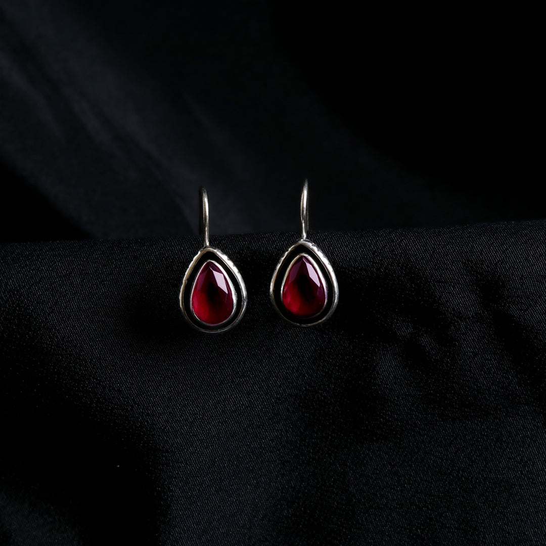 Drop Shape Ruby Hooks