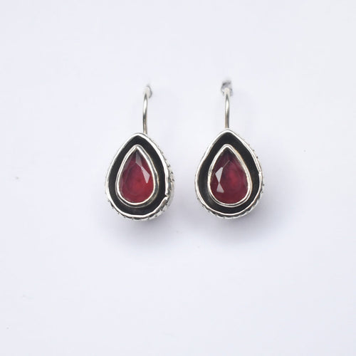 Drop Shape Ruby Hooks