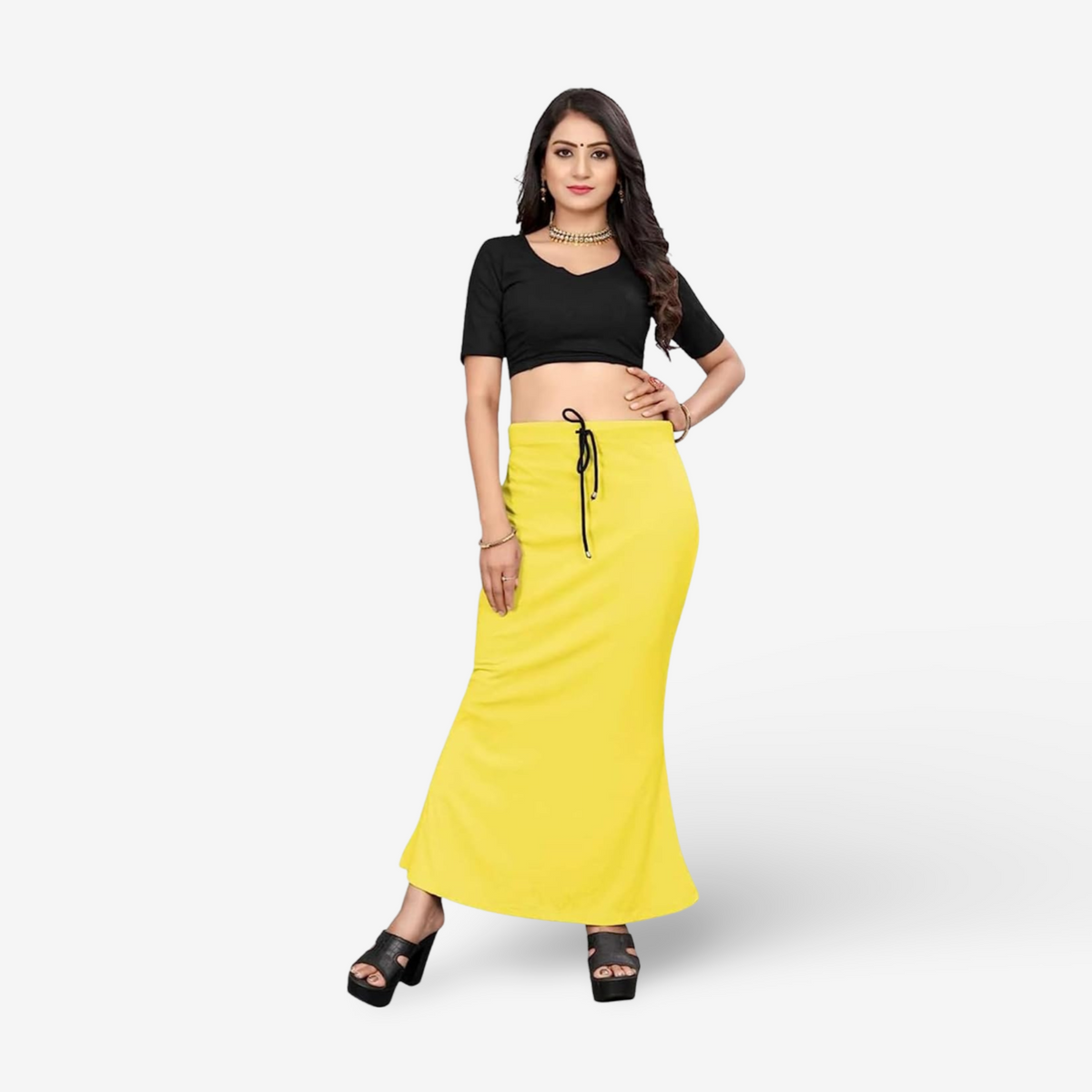 Lycra Saree Shapewear Petticoat for Women by Shreekama