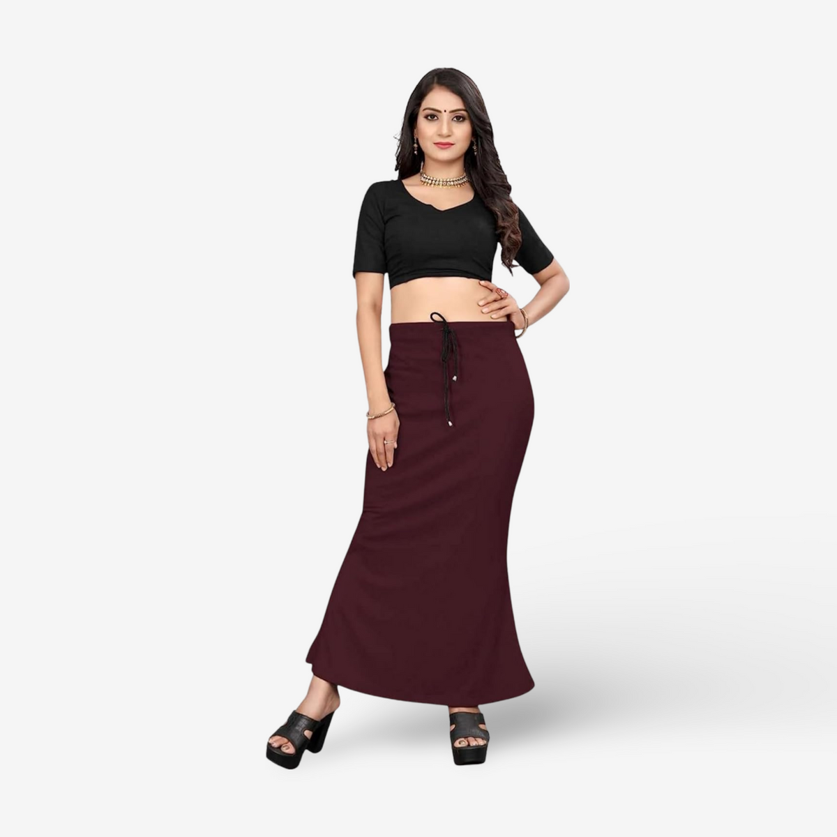 Lycra Saree Shapewear Petticoat for Women by Shreekama